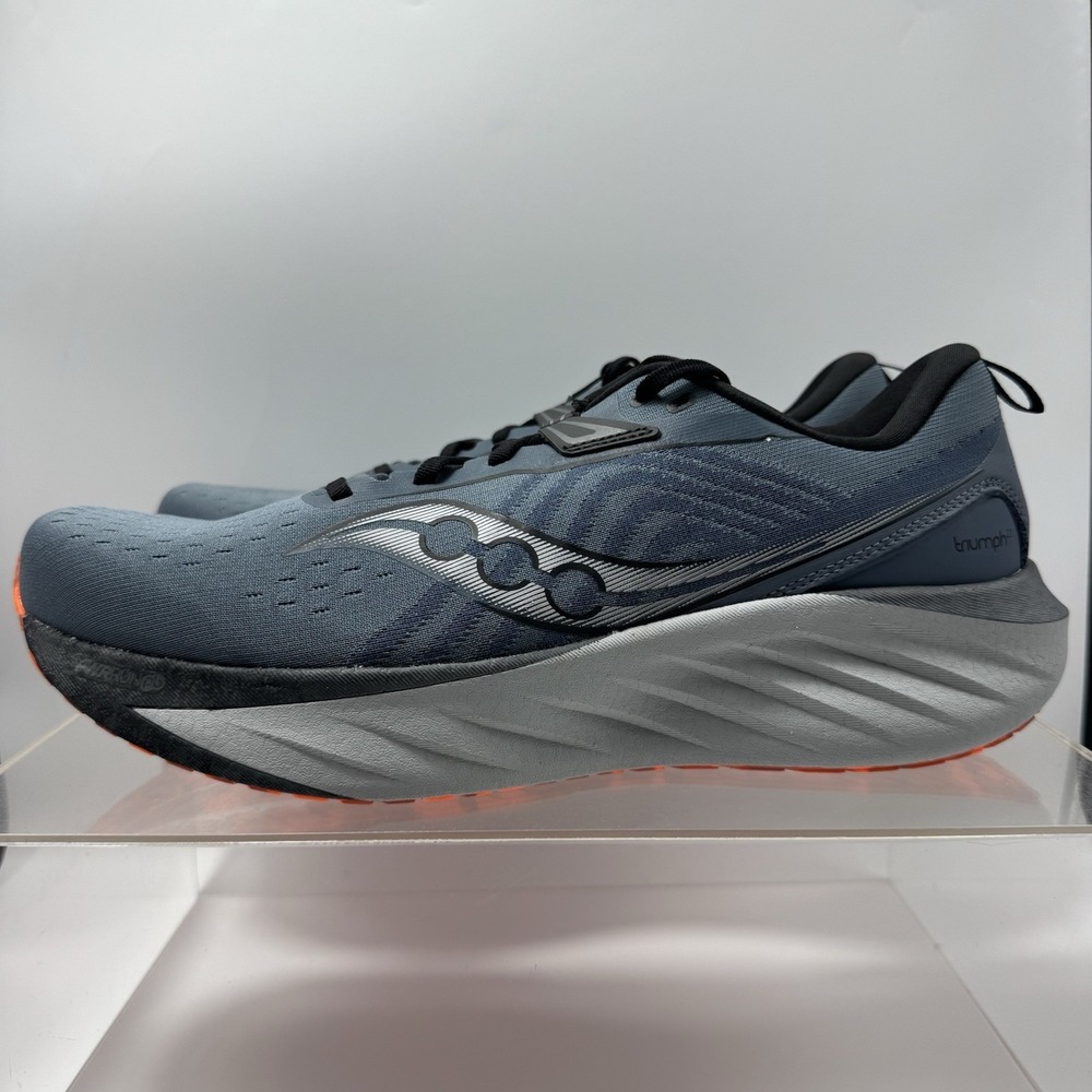 Brand New Saucony Triumph 22 Blue Black Grey Shoes S20964-213 Men's Size 13